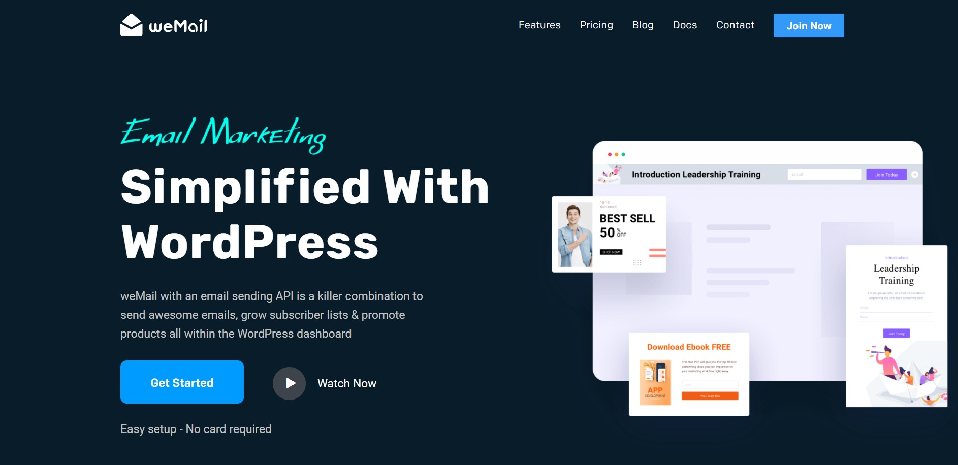weMail email marketing plugin
